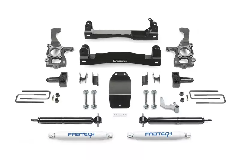FABTECH 4 BASIC LIFT SYSTEM WITH REAR PERFORMANCE SHOCKS