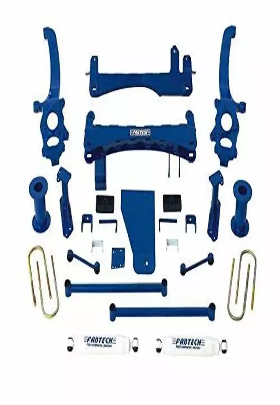 FABTECH FTS25002BK 6 inch Basic Box Lift Kit for 2005 Nissan Titan 4WD