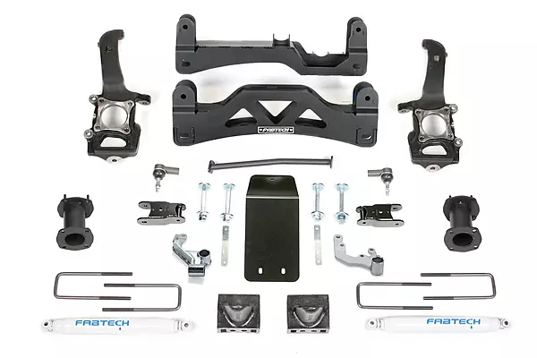 FABTECH 6-inch Lift Kit Suspension (Gen II)