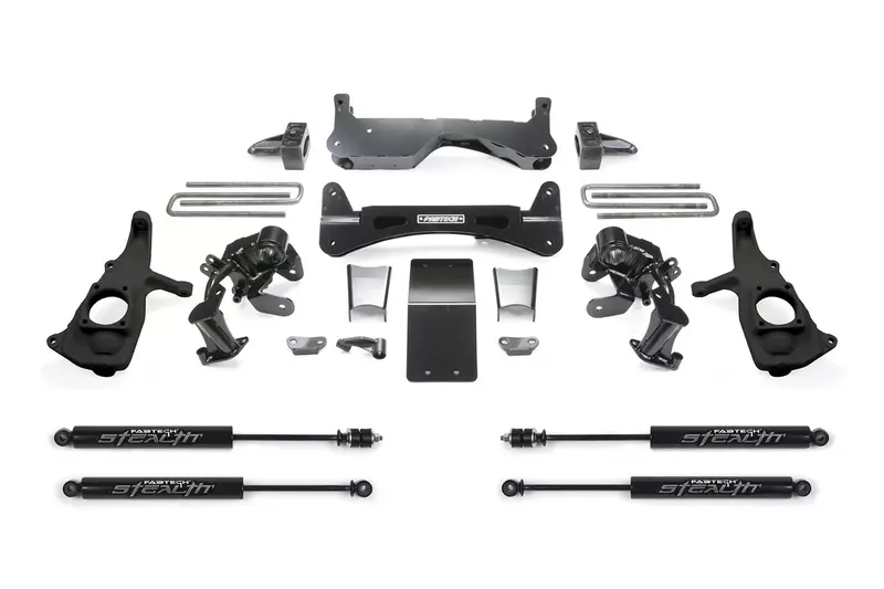 Fabtech 6-inch RTS System w/ Stealth 2011-18 Lift Kit Suspension