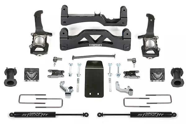 FABTECH 6-Inch Basic Lift Kit System Gen II with Stealth Shocks