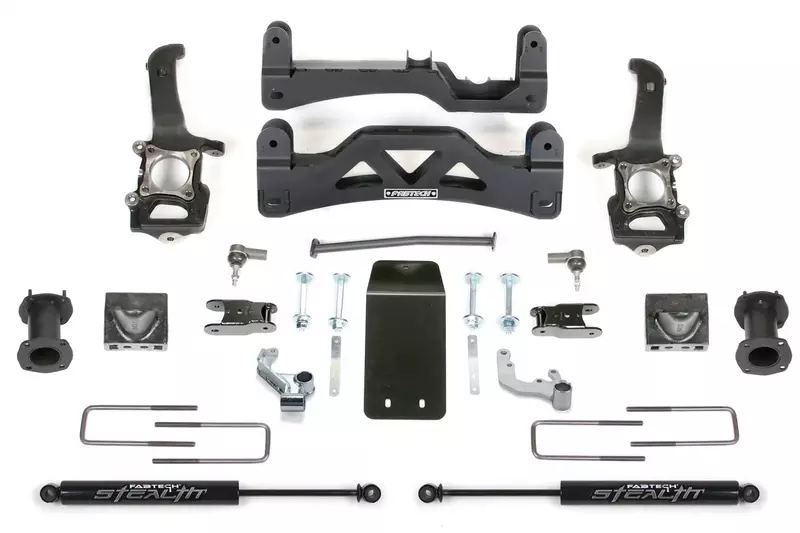 FABTECH 6-Inch Basic Lift Kit System Gen II with Stealth Shocks