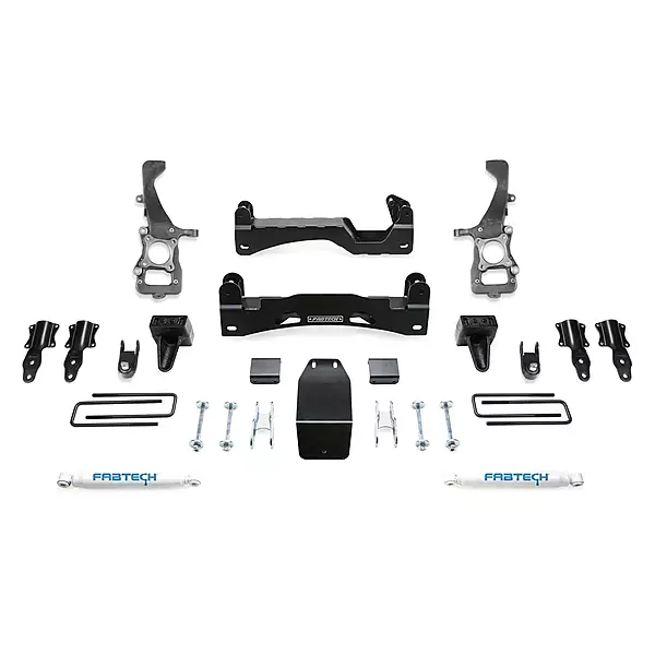 Fabtech 6' Basic Lift System with Performance Shocks for 2021 Ford F-150 4WD
