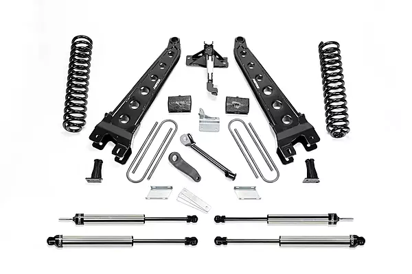 FABTECH 6-RAD Radius Arm Lift Kit Suspension w/ Coils & DLSS