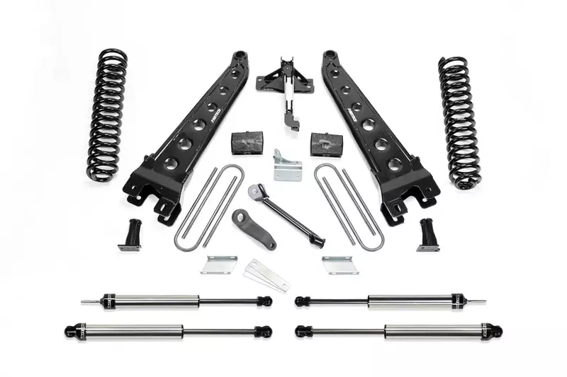 FABTECH 6-RAD Radius Arm Lift Kit Suspension w/ Coils & DLSS