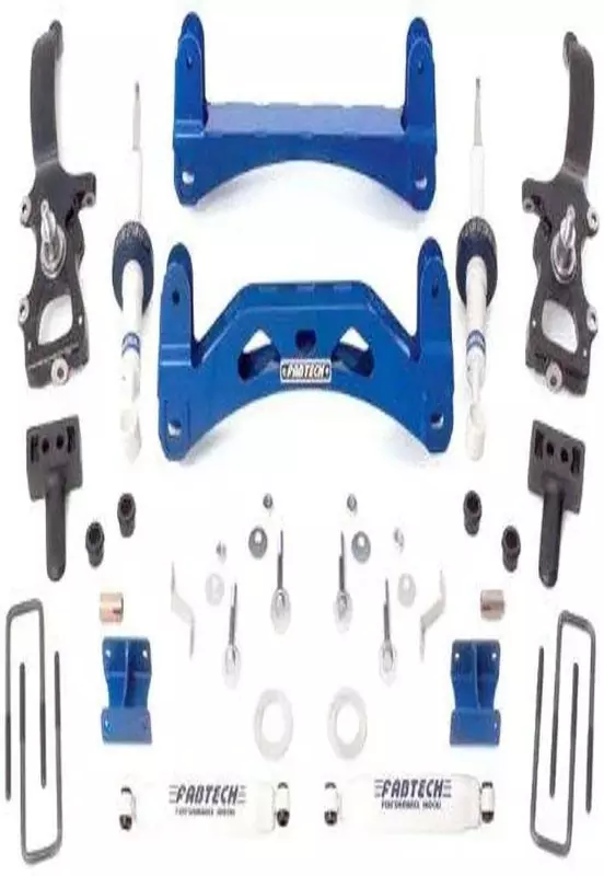 Fabtech FTS22014BK 6 Inch Component Box Lift for 2004 Ford F150 2WD