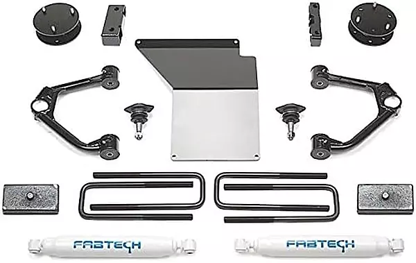 Fabtech FTS21142 Component Box Kit with Shock, 4"