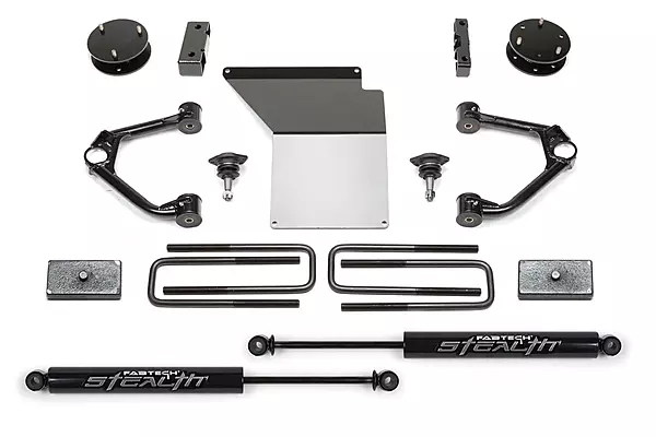 Fabtech FTS21190 4' K2 Budget UCA System Aluminum