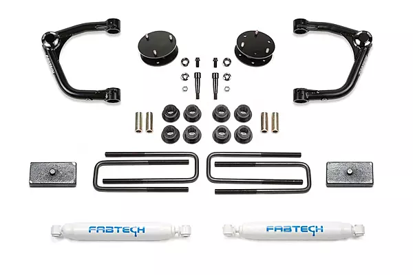 Fabtech FTS21249 Control Arm Kit 3.5 In. Lift Upper Uniball For PN[K1129/K1129M/K1131] Control Arm Kit