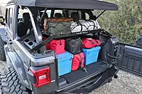 Fabtech FTS24211 Jeep JL Cargo Rack, Silver (Alloy Steel)