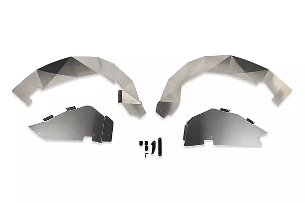 Fabtech FTS24272 Tube Fenders; Rear;