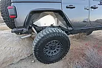 Fabtech FTS24272 Tube Fenders; Rear;