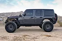 Fabtech FTS24272 Tube Fenders; Rear;