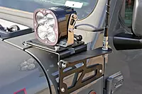 Fabtech FTS24274 Antenna Bracket Kit Fits Jeep Wrangler