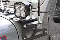 Fabtech FTS24298 Antenna Bracket Kit Fits Jeep Wrangler
