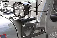 Fabtech FTS24298 Antenna Bracket Kit Fits Jeep Wrangler