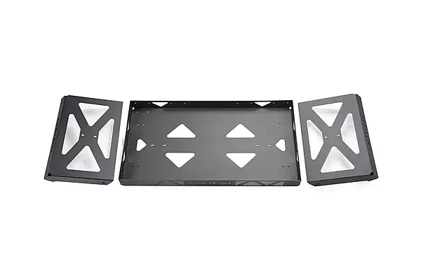 Fabtech FTS26095 Cargo Rack 150 lbs. Cargo Capacity For Models w/Deck Rail System Cargo Rack