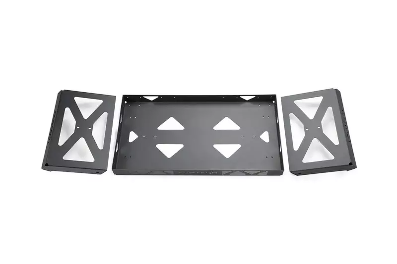 Fabtech FTS26095 Cargo Rack 150 lbs. Cargo Capacity For Models w/Deck Rail System Cargo Rack