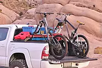 Fabtech - 20-21 Jeep Gladiator 4WD Cargo Rack Bike Mount Kit (FTS24263)