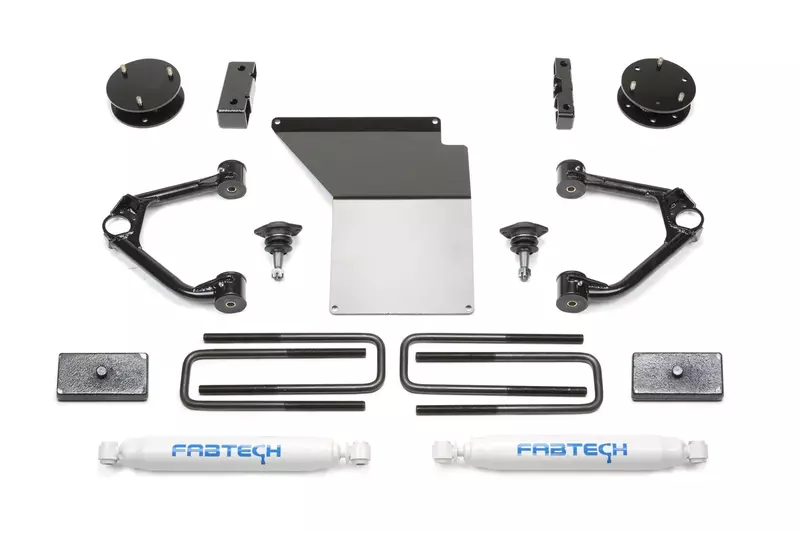 Fabtech K1059 Budget Lift System w/ Performance Shocks 4 in. Lift
