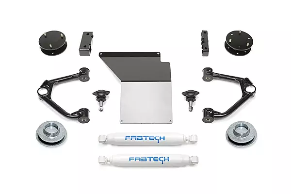 Fabtech K1060 4 in. Budget Lift Kit w/ Performance Shocks