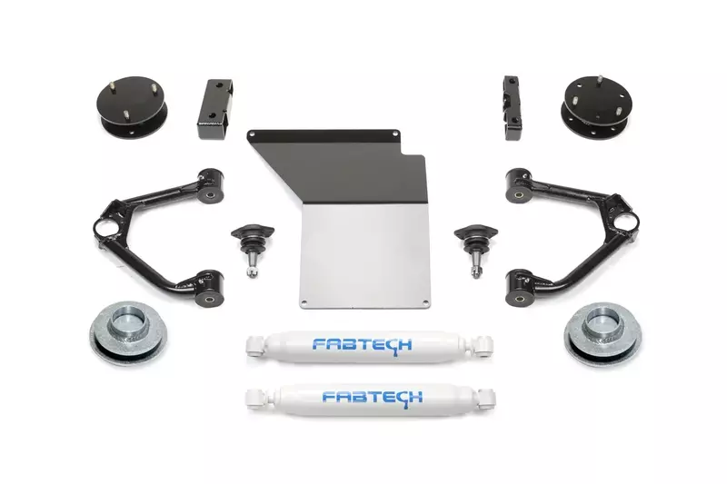 Fabtech K1060 4 in. Budget Lift Kit w/ Performance Shocks