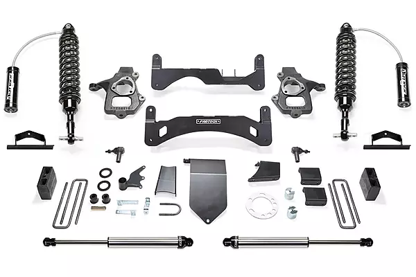 Fabtech 6 PERF SYS G2 W/DL 2.5 & 2.25 14-18 GM C/K1500 P/U W/ OE FORG STL UCA K1111DL