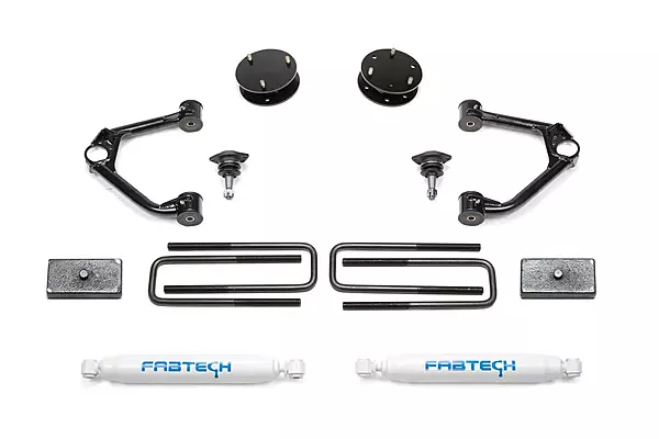 Fabtech K1126 Budget Lift System w/Shock 3.5 In. Lift
