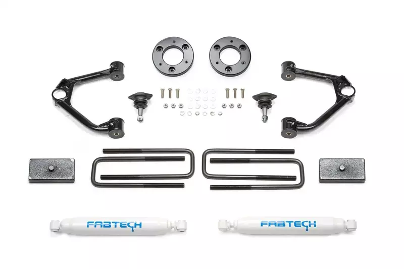 Fabtech K1152 Ball Joint Control Arm Lift System 1.5 in. Lift w/ Rear Performance Shocks