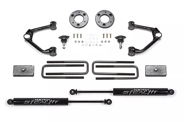 Fabtech K1152M Ball Joint Control Arm Lift System 1.5 in. Lift w/Rear Stealth Shocks Ball Joint Control Arm Lift System