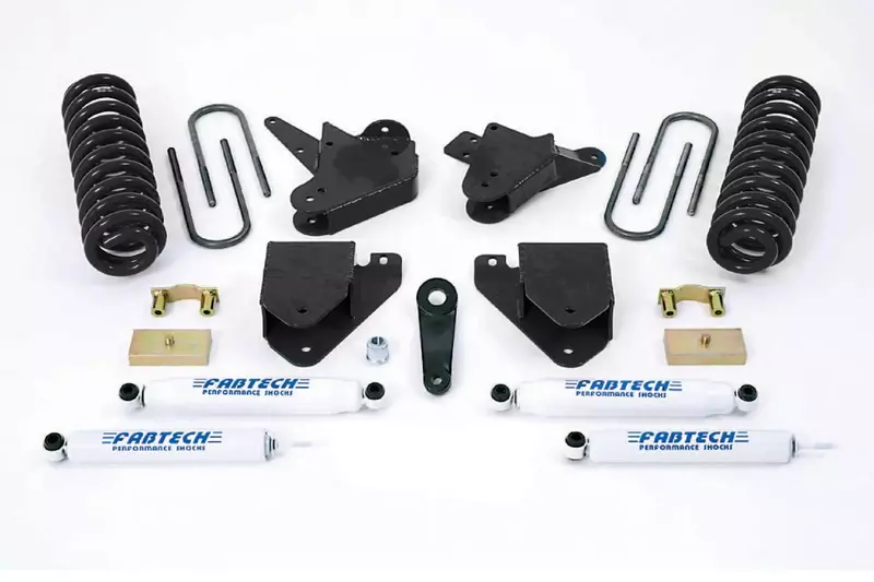 Fabtech K2099 Basic Lift System w/Shocks w/Performance Shocks 6 in. Lift Basic Lift System w/Shocks