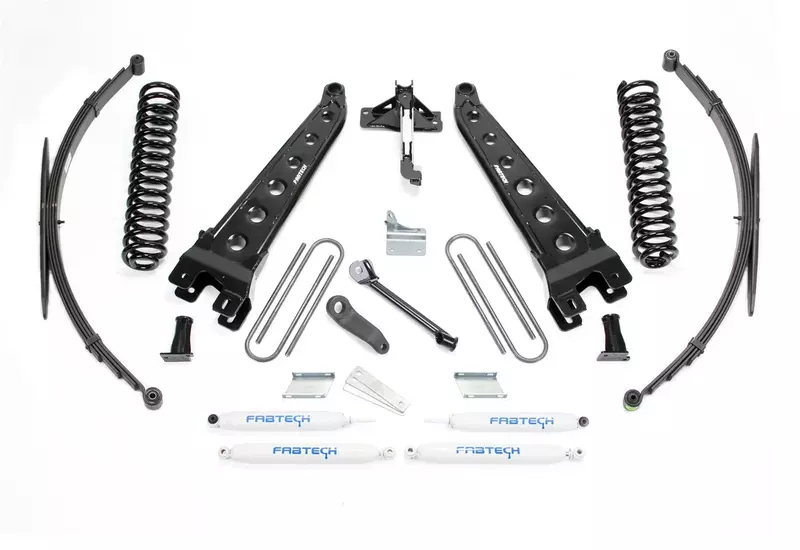 Fabtech K2128 Radius Arm Lift System w/Performance Shocks 8 in. Lift Radius Arm Lift System