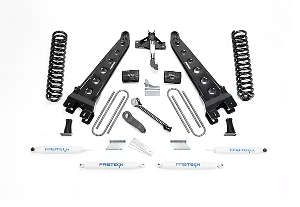 Fabtech K2131 Radius Arm Lift System w/Performance Shocks 6 in. Lift Radius Arm Lift System