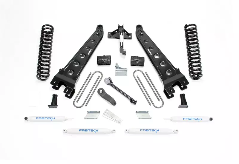 Fabtech K2131 Radius Arm Lift System w/Performance Shocks 6 in. Lift Radius Arm Lift System