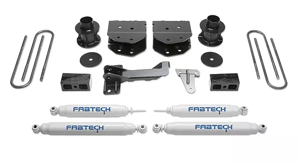 Fabtech K2160 4 in. Budget Lift Kit with Performance Shock