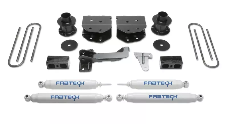 Fabtech K2160 4 in. Budget Lift Kit with Performance Shock