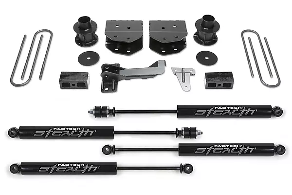 Fabtech K2160M 4 in. Budget Lift System w/ Stealth Monotube Shocks