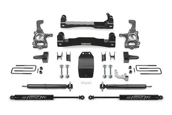 Fabtech K2193M Basic Lift System w/Shocks 4 in. Lift Rear Stealth Shocks Basic Lift System w/Shocks