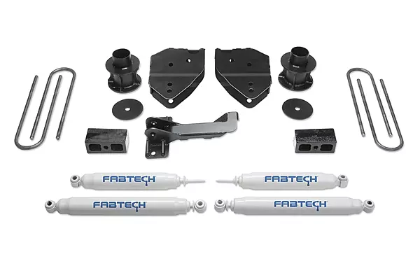 Fabtech K2213 4 in Lift Kit w/ Performance Shock