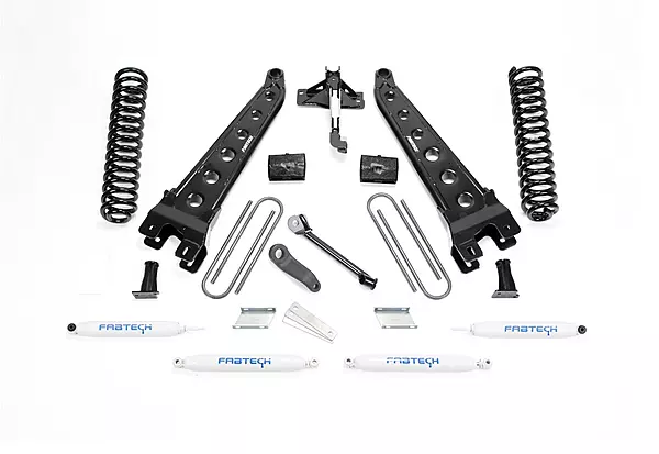 Fabtech K2218 Radius Arm Lift System 6 In. with Performance Shocks