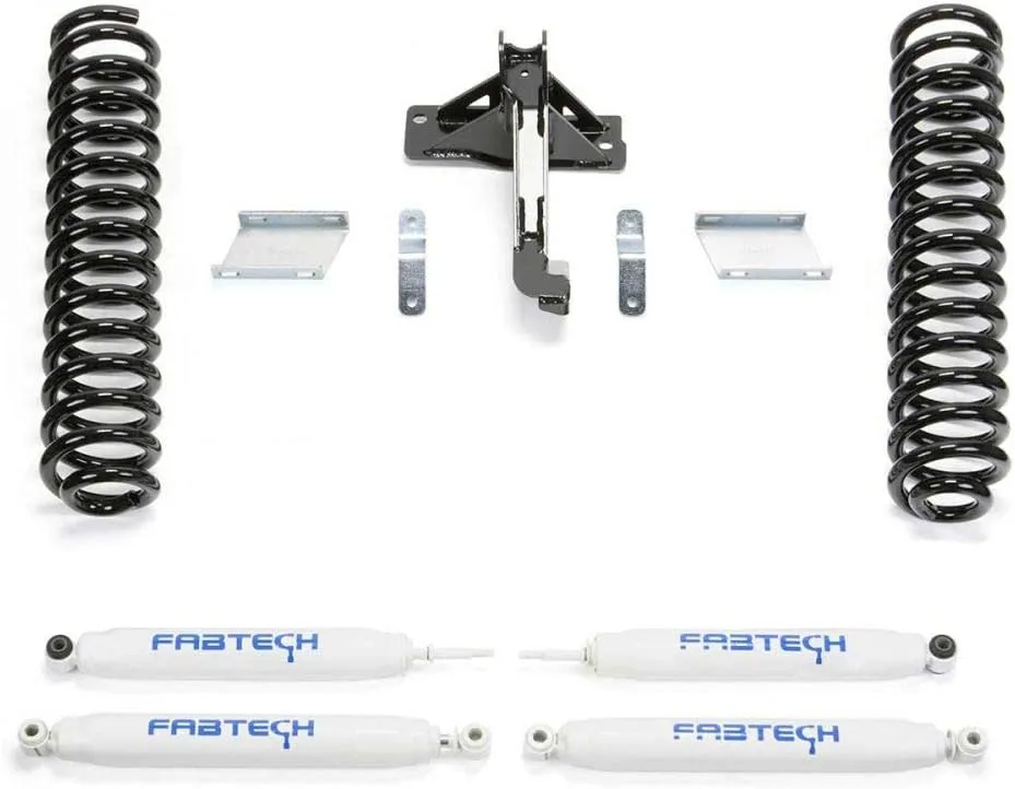 Fabtech K2339 Budget Lift System w/Shock 2.5 in. Lift w/Performance Shocks