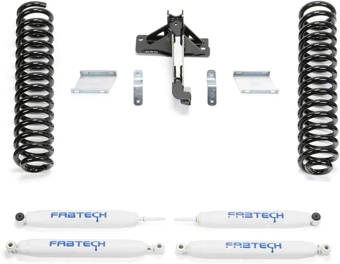 Fabtech K2339 Budget Lift System w/Shock 2.5 in. Lift w/Performance Shocks