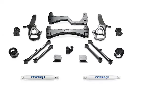Fabtech K3093 Performance Lift System w/Shocks 6 in. Lift For PN[FTS23230/FTS23231] Performance Lift System w/Shocks