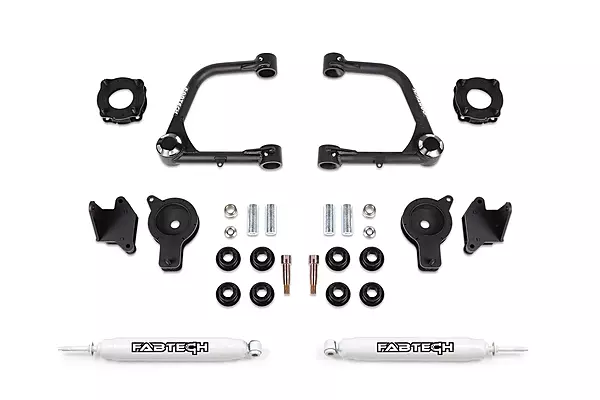 Fabtech 3 UCA KIT W/UNIBALLS & FR SHK SPCRS & RR AIR BAG SPCRS & RR PERF SHOCKS 2022 TU K7089
