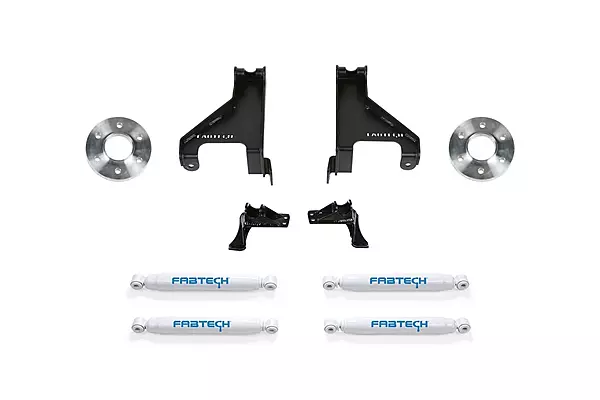 Fabtech AUX Shock Kit with PERF SHKS 2015-21 SPRINTER 3500 4WD K9012