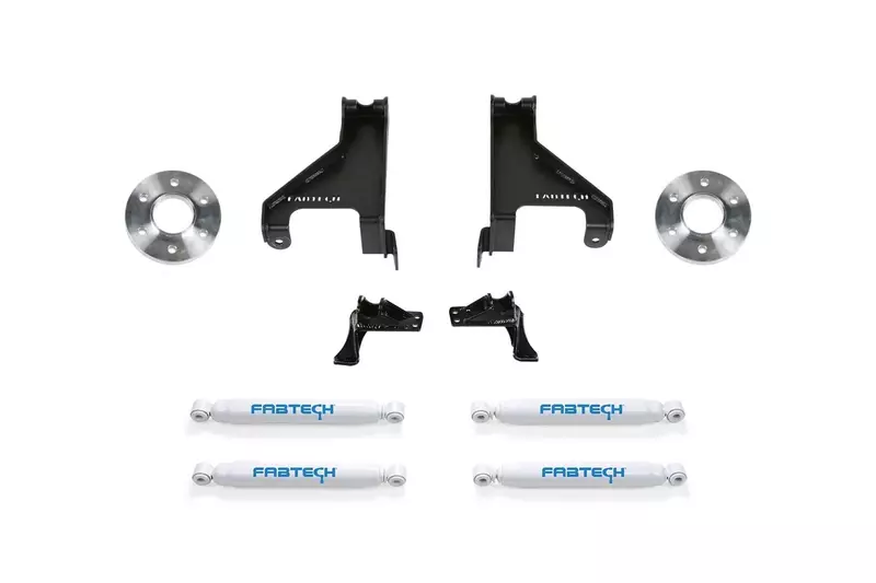 Fabtech AUX Shock Kit with PERF SHKS 2015-21 SPRINTER 3500 4WD K9012
