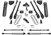 FABTECH Lift Kit Suspension 6 4LINK System w/ Coils & DLSS
