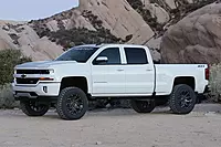 FABTECH Lift Kit Suspension 6 PERF SYS G2 with 2.5 & 2.2 Shocks