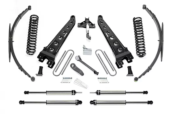 Fabtech 8-RAD Radius Arm Lift Kit with Coils & Rear Lift