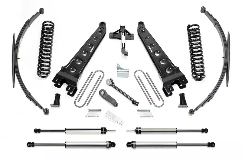 Fabtech 8-RAD Radius Arm Lift Kit with Coils & Rear Lift